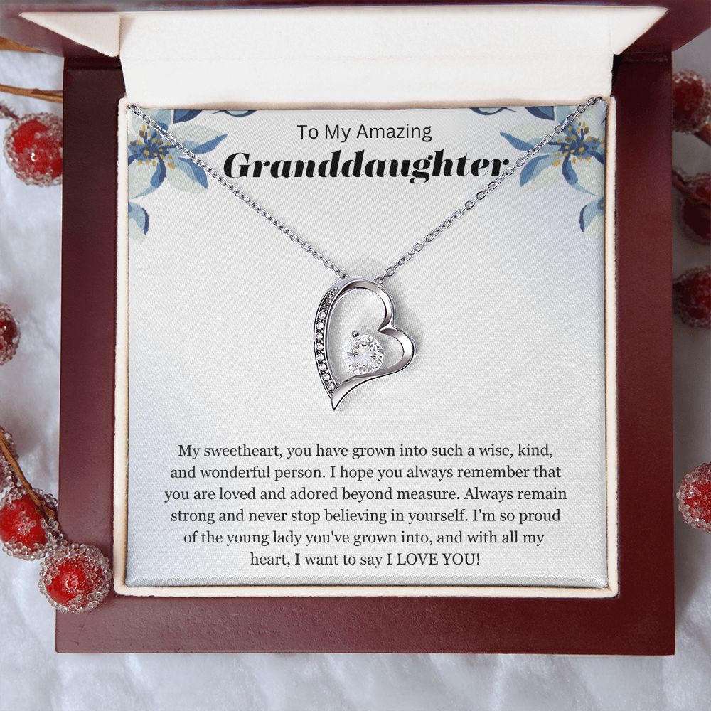 To My Amazing Granddaughter | Forever Love Necklace