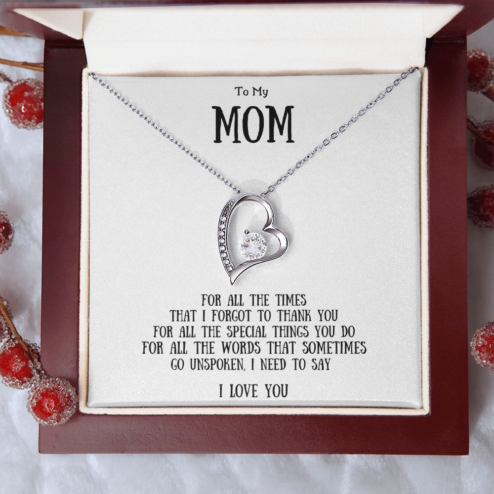 To My Mom | Forever Love Necklace
