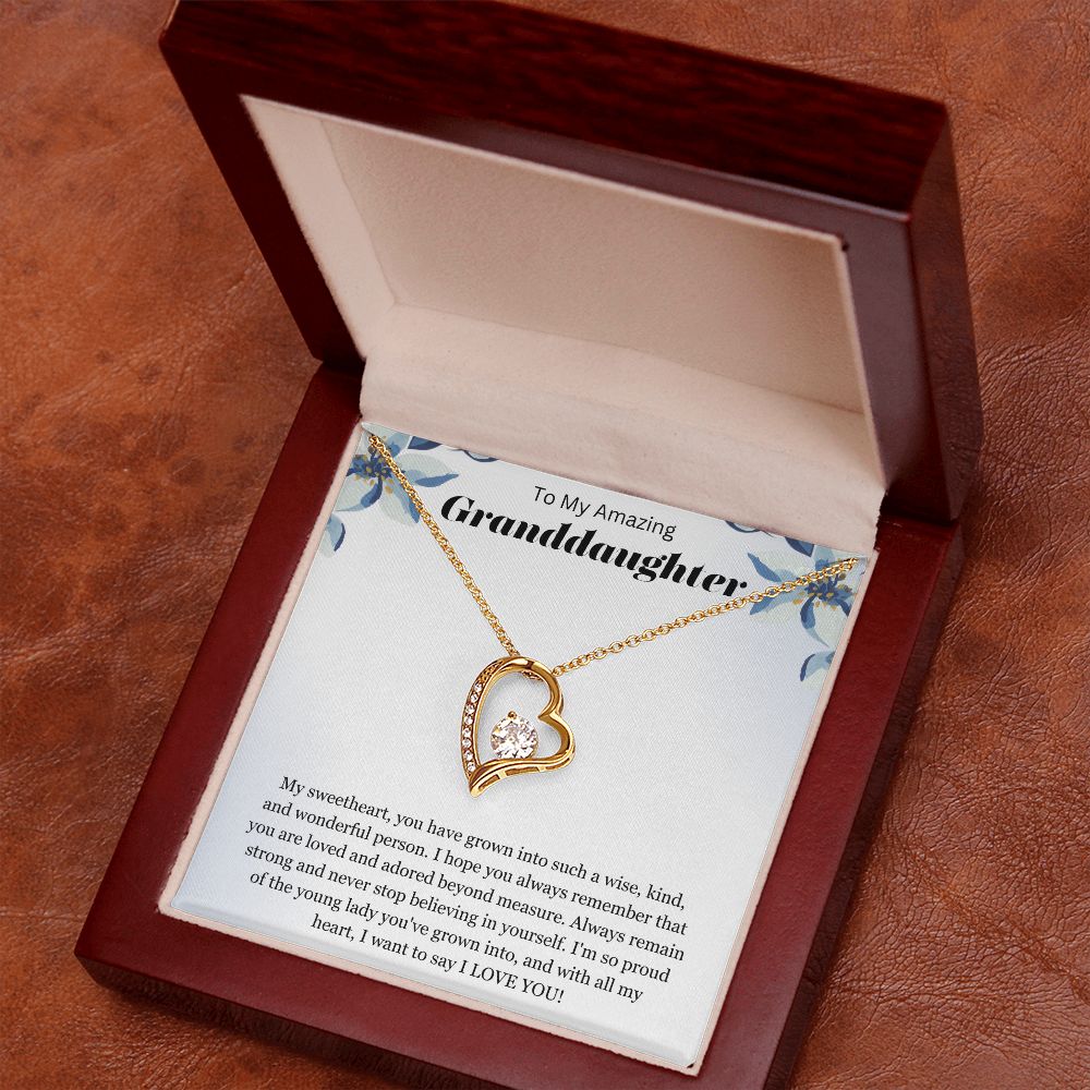 To My Amazing Granddaughter | Forever Love Necklace