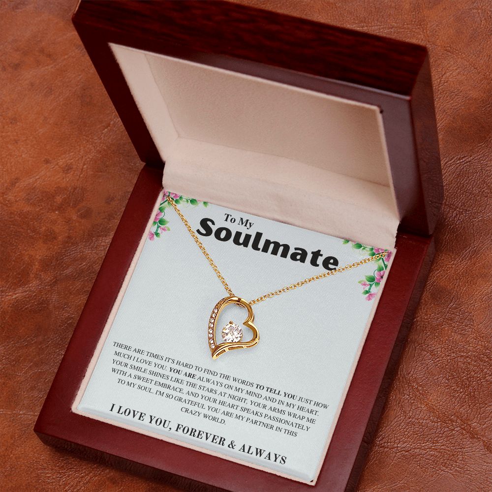 To My Soulmate | Forever Love Necklace