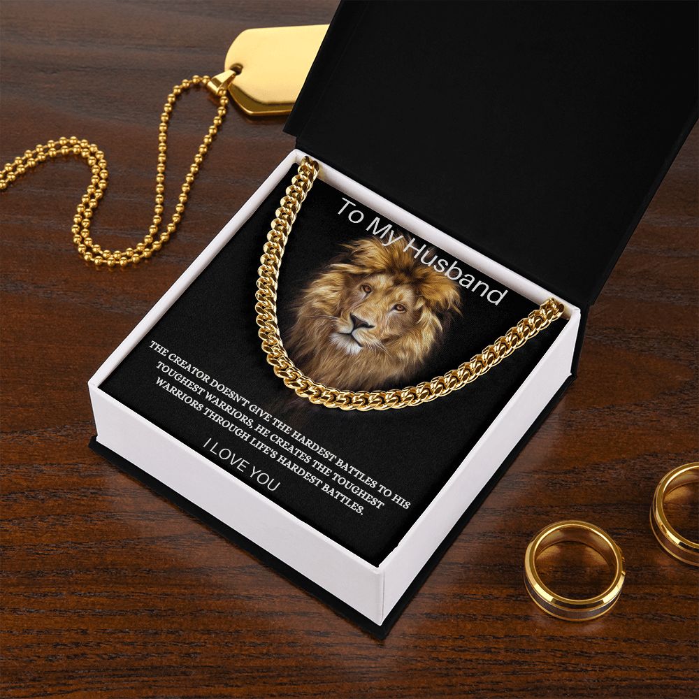 To My Husband | Cuban Link Chain