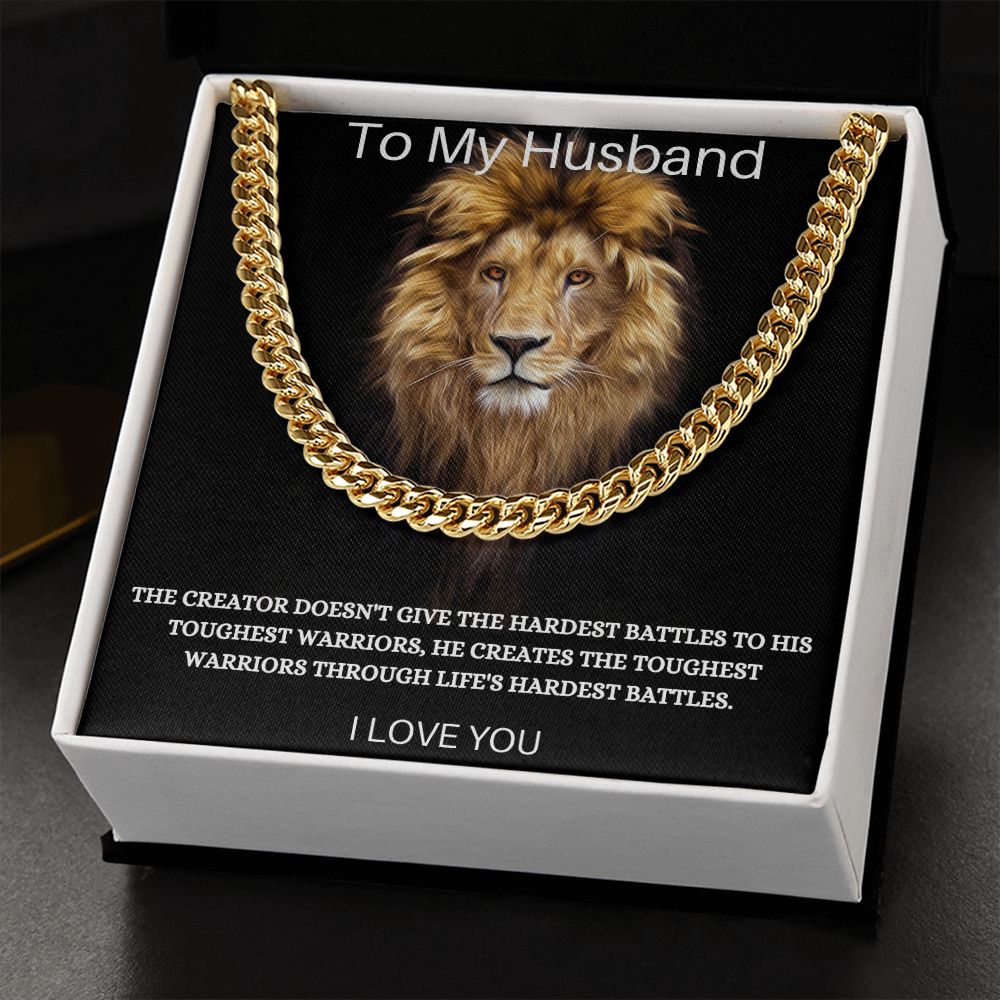 To My Husband | Cuban Link Chain