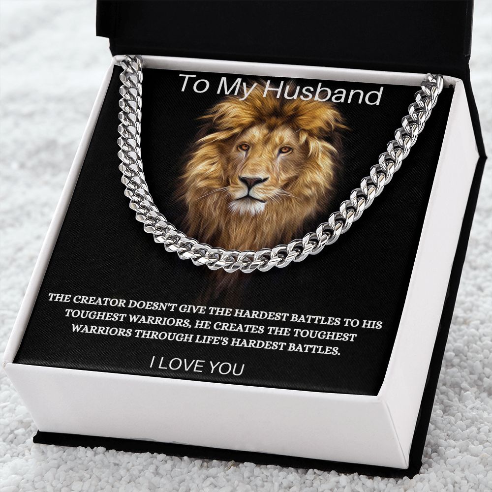 To My Husband | Cuban Link Chain