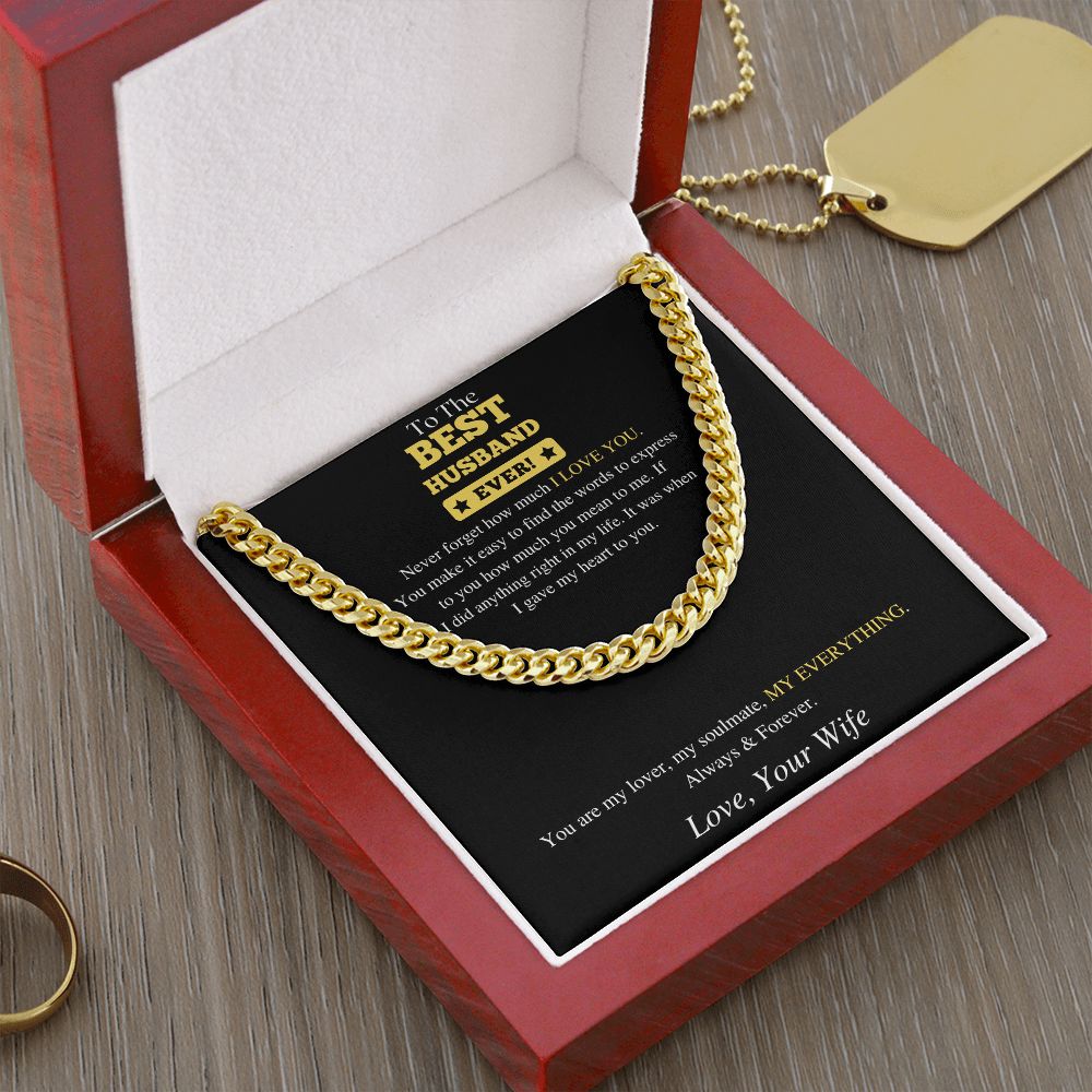 Best Husband Ever | Cuban Link Chain