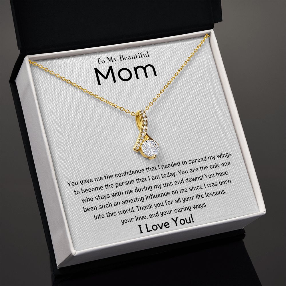 To My Beautiful Mom | Alluring Beauty Necklace