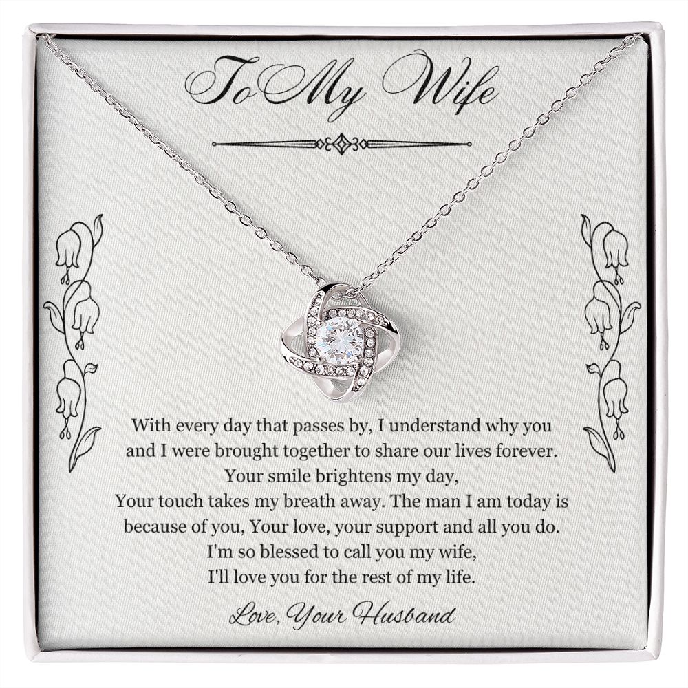 To My Wife | Love Knot Necklace