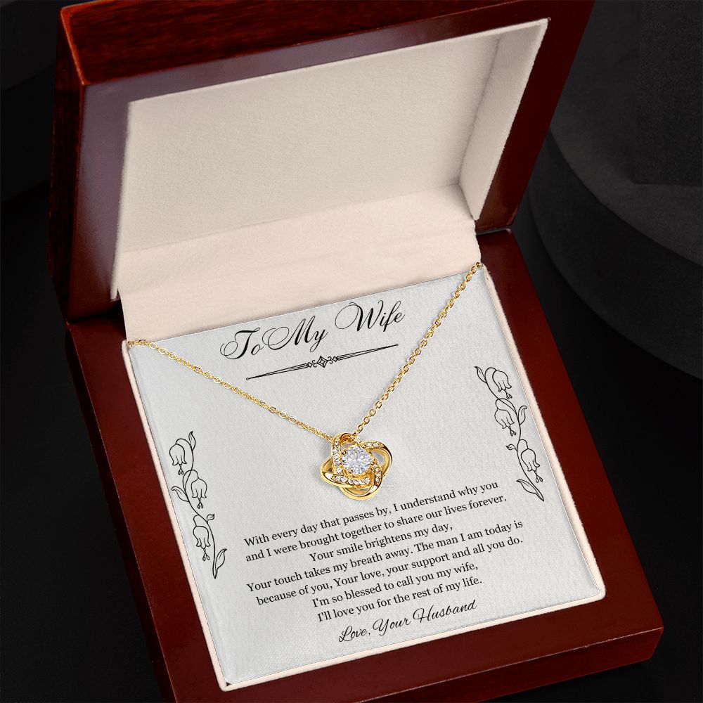 To My Wife | Love Knot Necklace