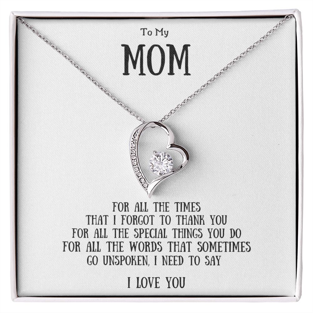 To My Mom | Forever Love Necklace