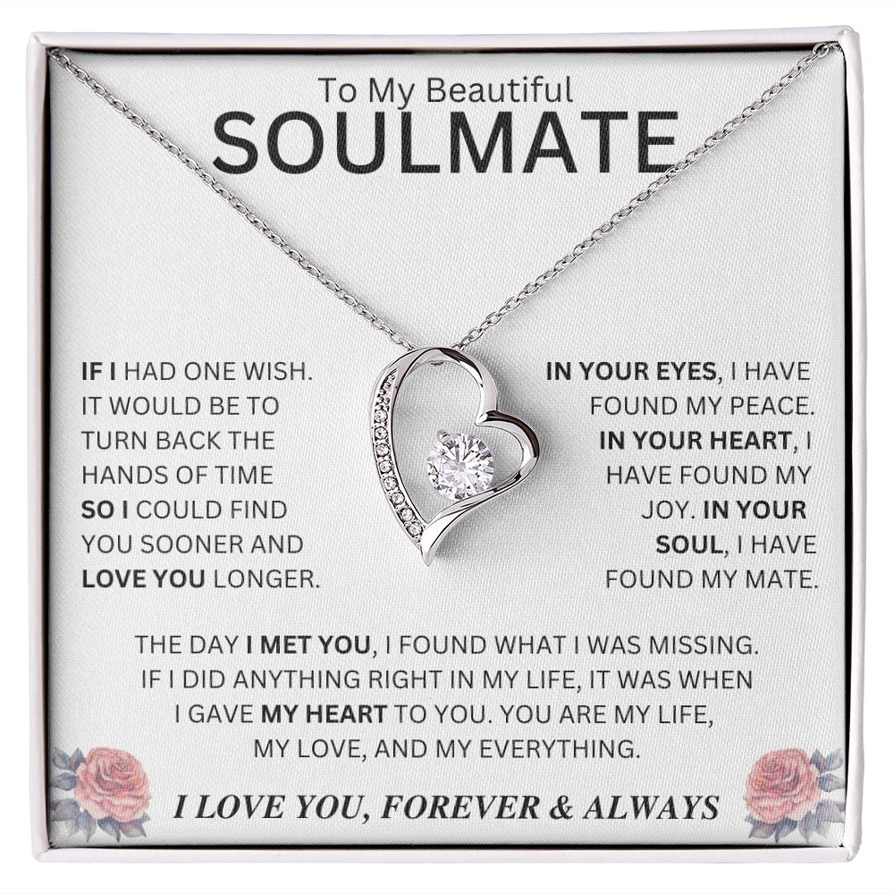 To My Soulmate | Forever Love Necklace
