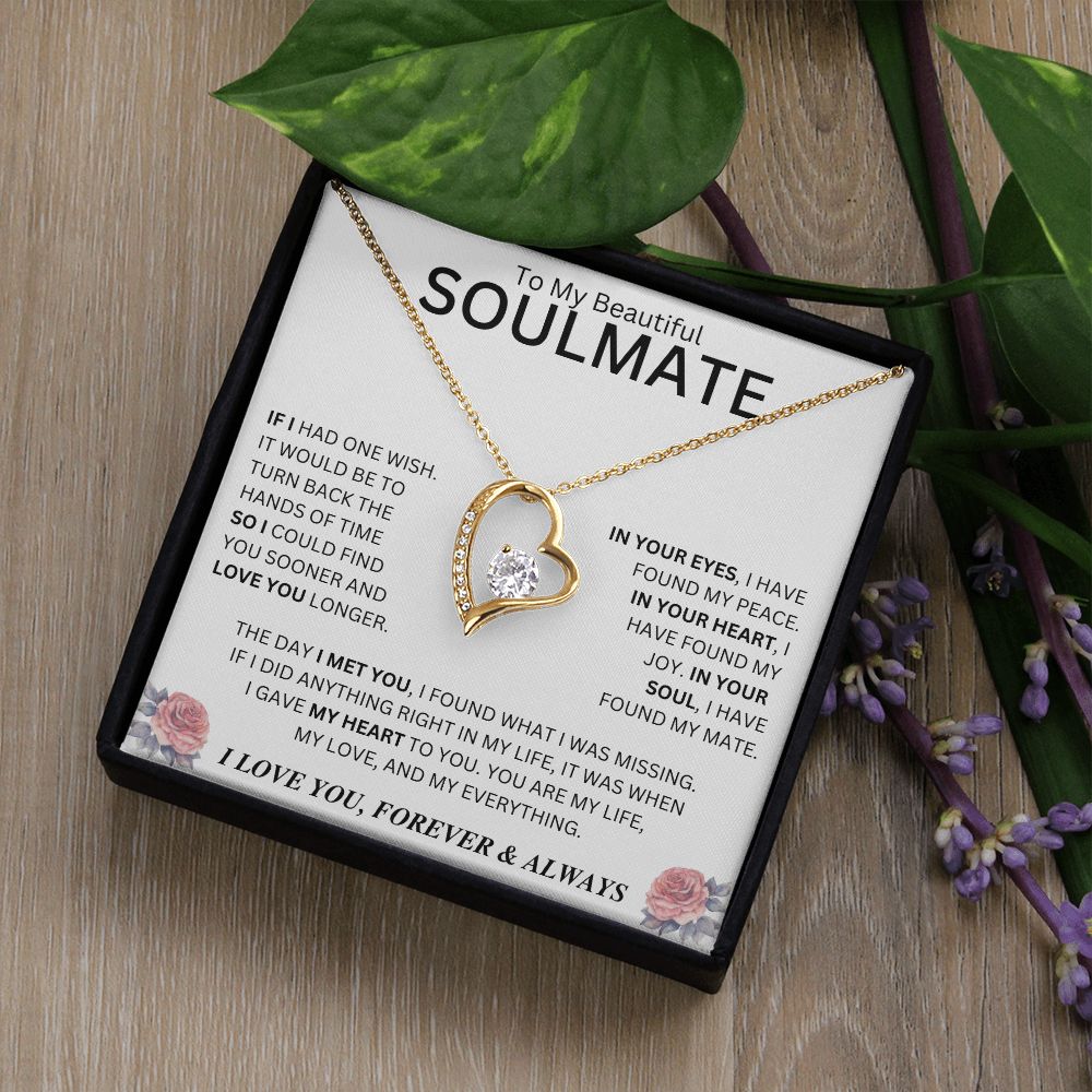 To My Soulmate | Forever Love Necklace