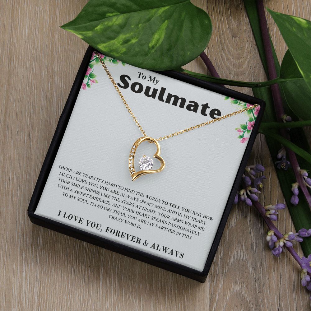 To My Soulmate | Forever Love Necklace