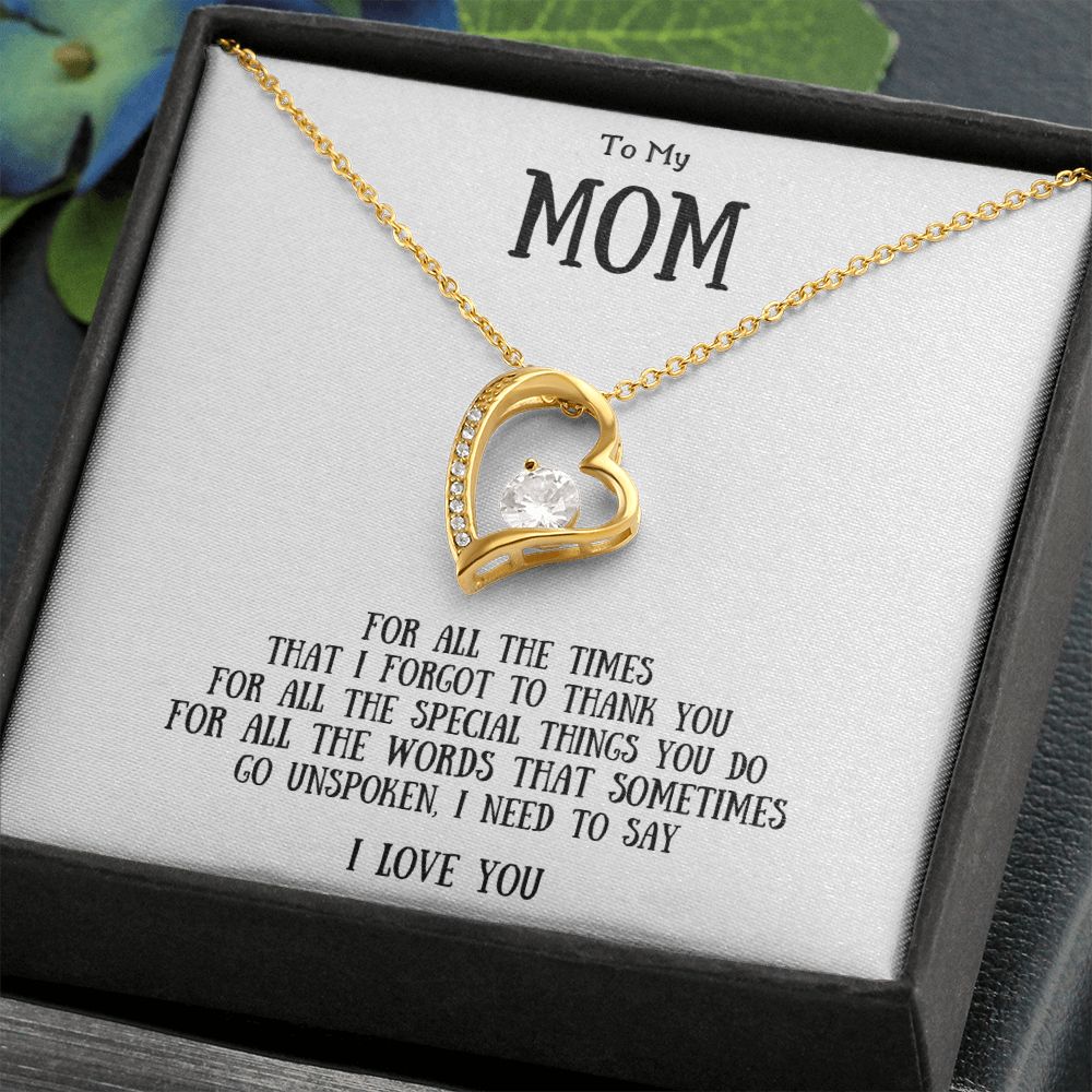 To My Mom | Forever Love Necklace