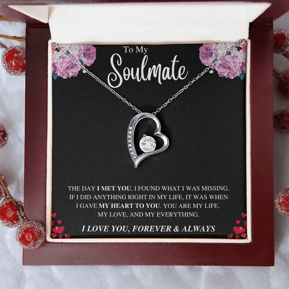 To My Soulmate | Forever Love Necklace