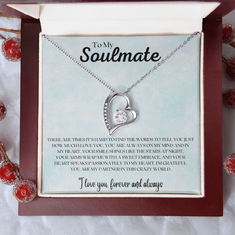 To My Soulmate | Forever Love Necklace (There Are Times)