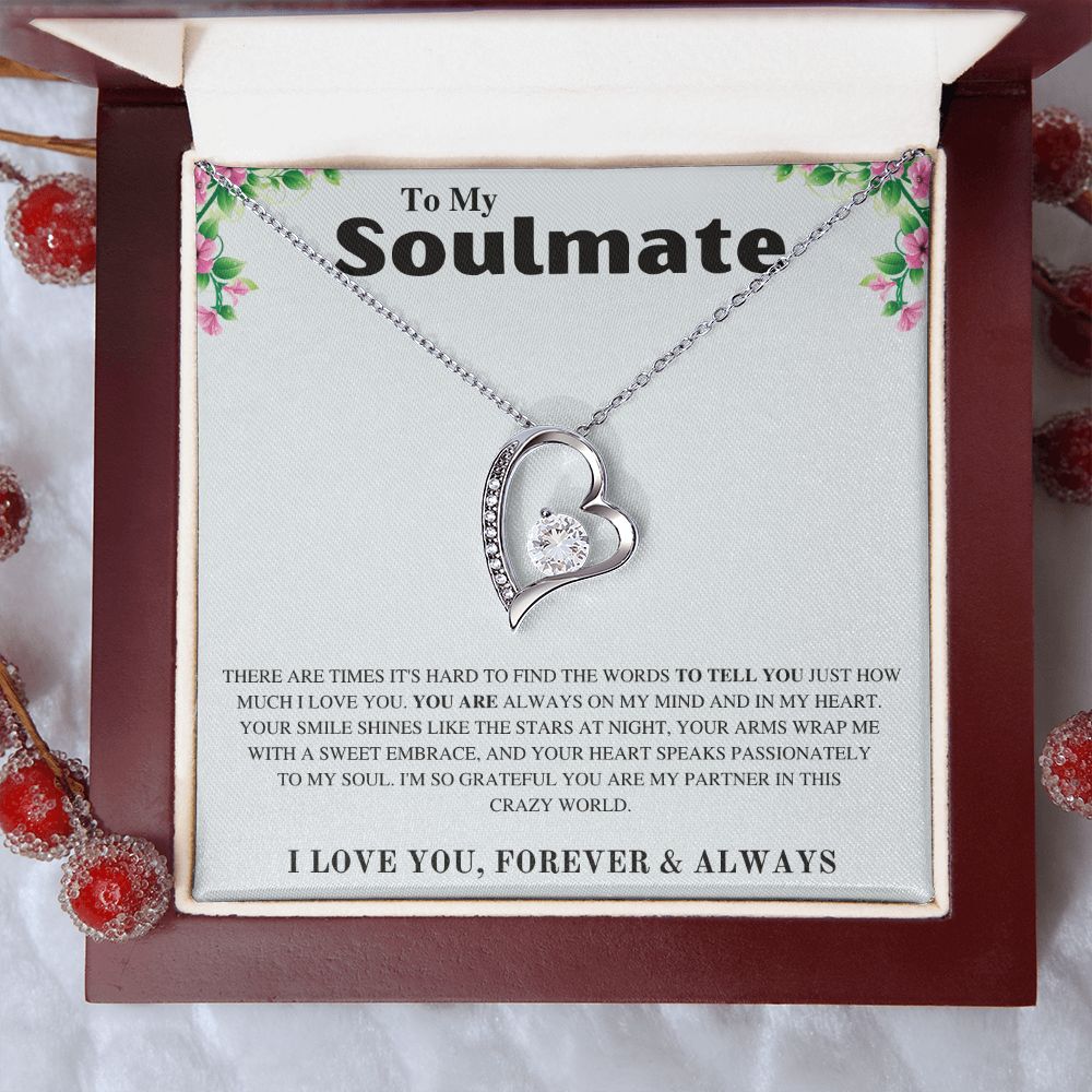 To My Soulmate | Forever Love Necklace