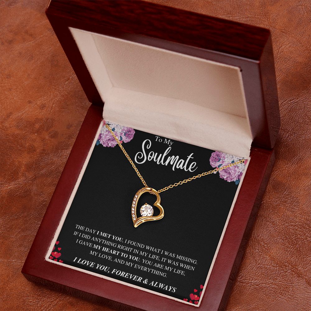 To My Soulmate | Forever Love Necklace