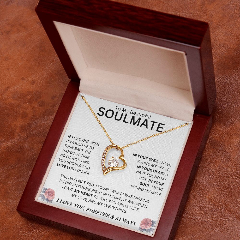 To My Soulmate | Forever Love Necklace