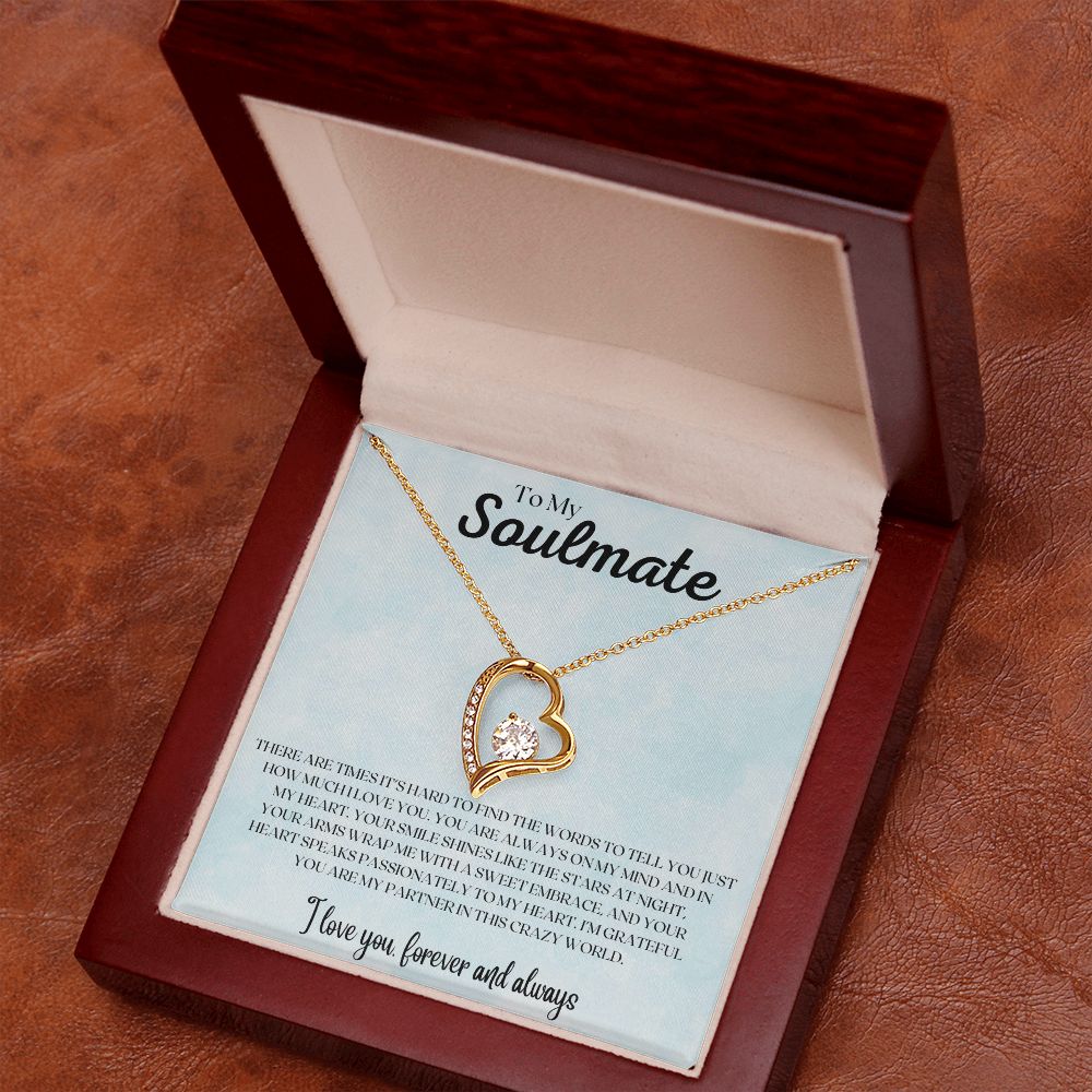 To My Soulmate | Forever Love Necklace (There Are Times)