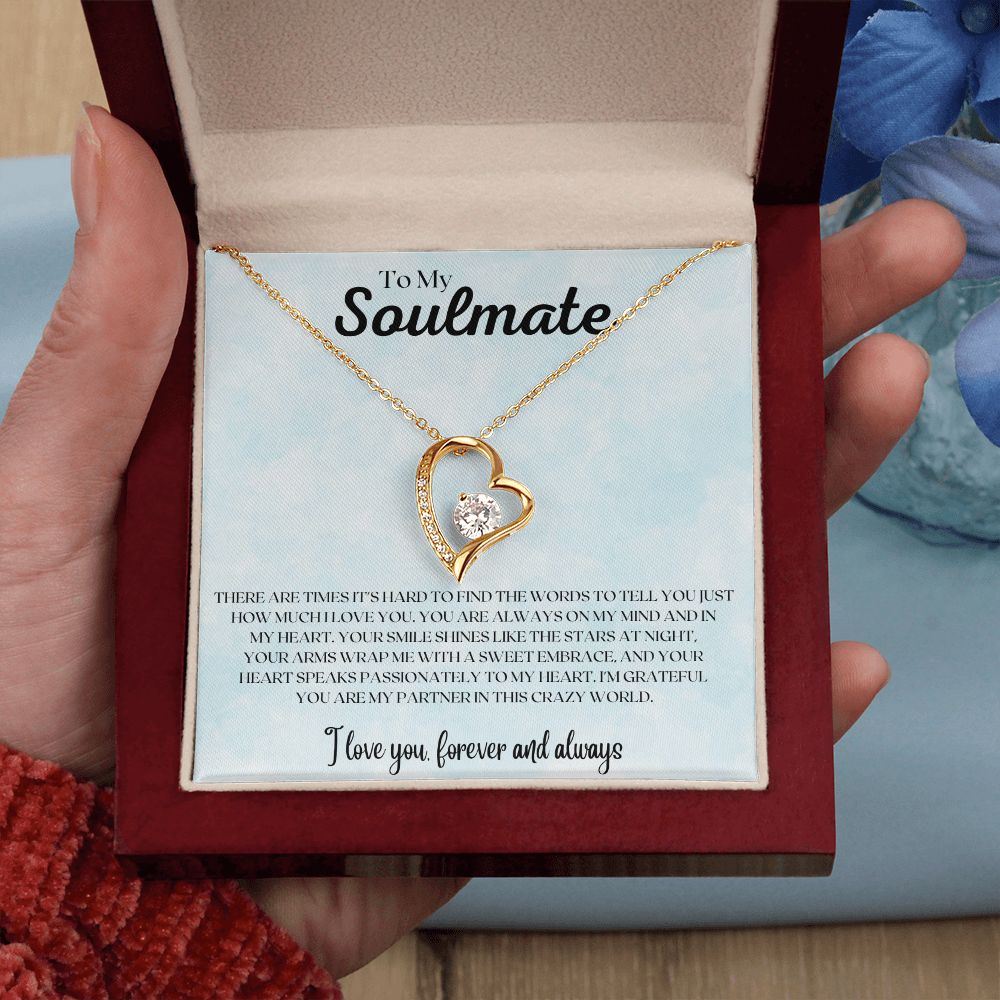 To My Soulmate | Forever Love Necklace (There Are Times)