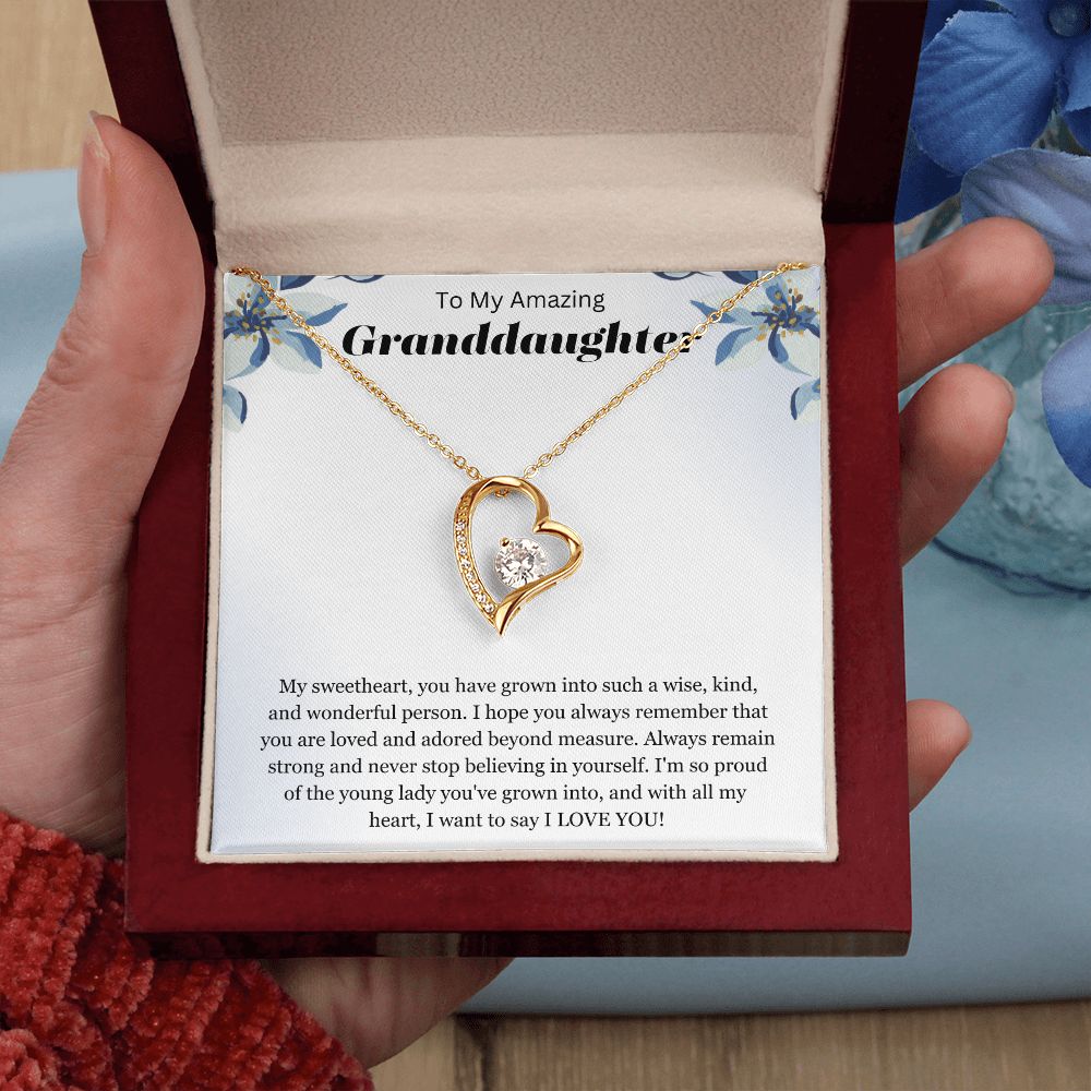 To My Amazing Granddaughter | Forever Love Necklace