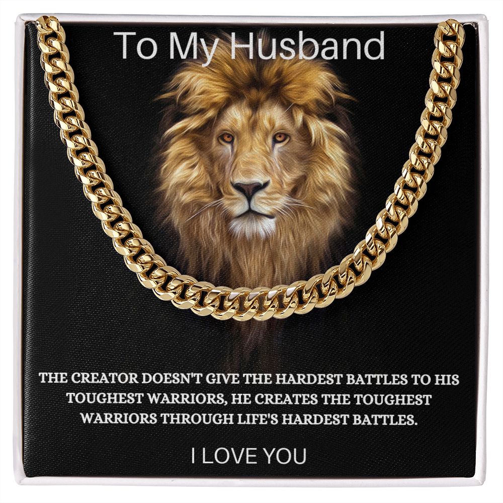 To My Husband | Cuban Link Chain