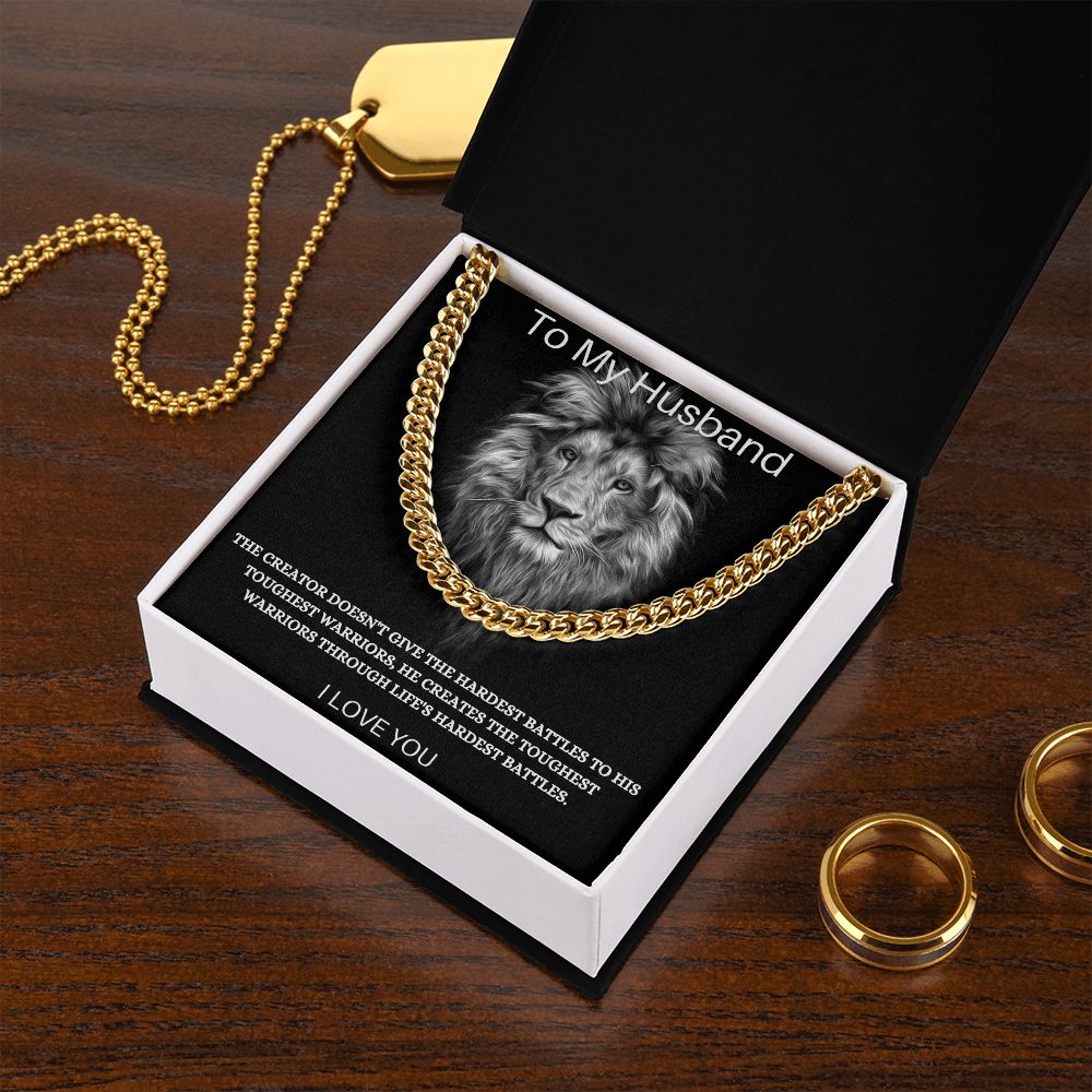 To My Husband | Cuban Link Chain