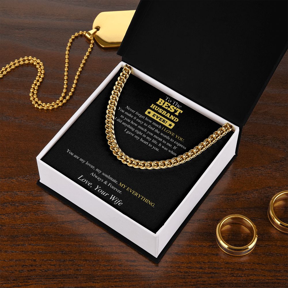 Best Husband Ever | Cuban Link Chain