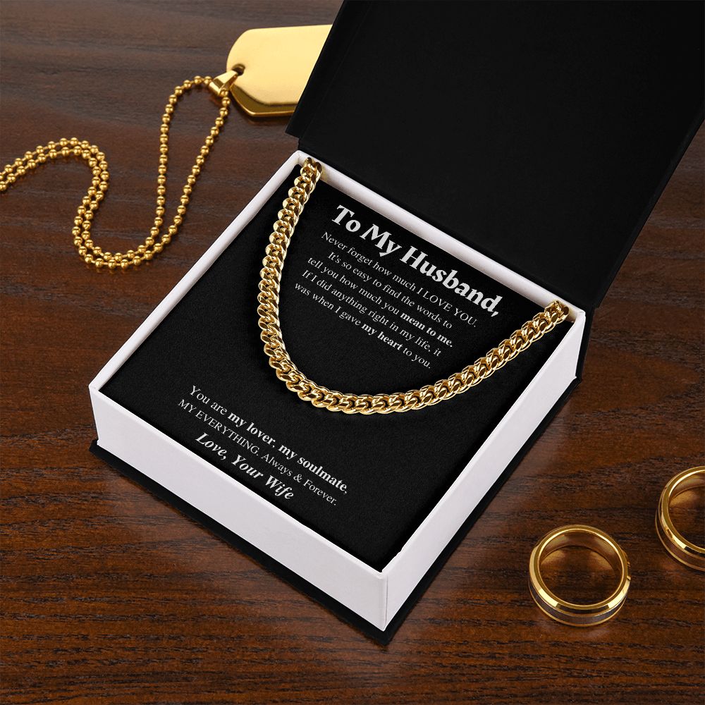 My Husband | Cuban Link Chain