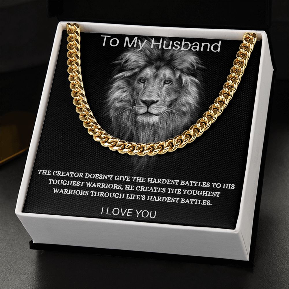 To My Husband | Cuban Link Chain