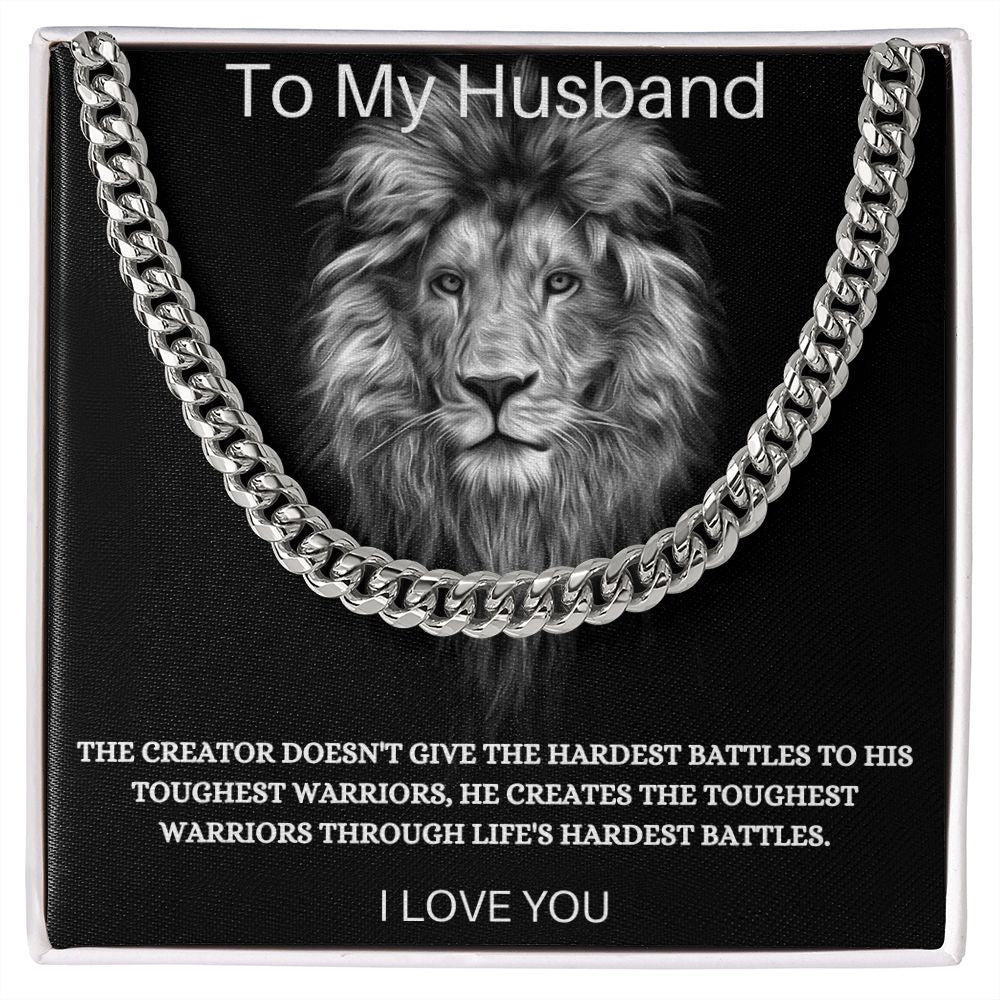 To My Husband | Cuban Link Chain