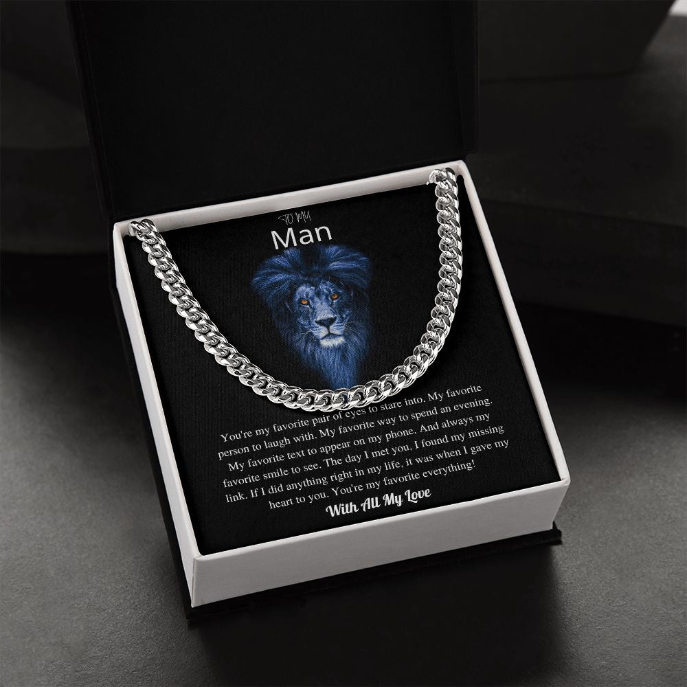 To My Man | Cuban Link Chain