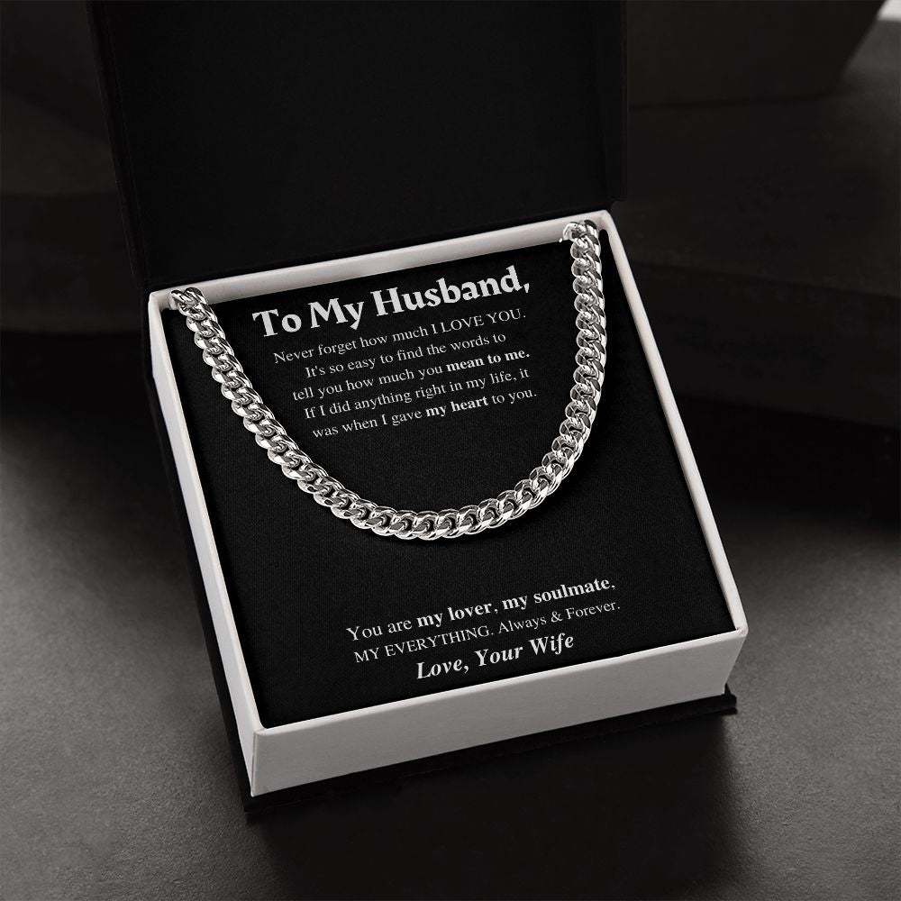 My Husband | Cuban Link Chain