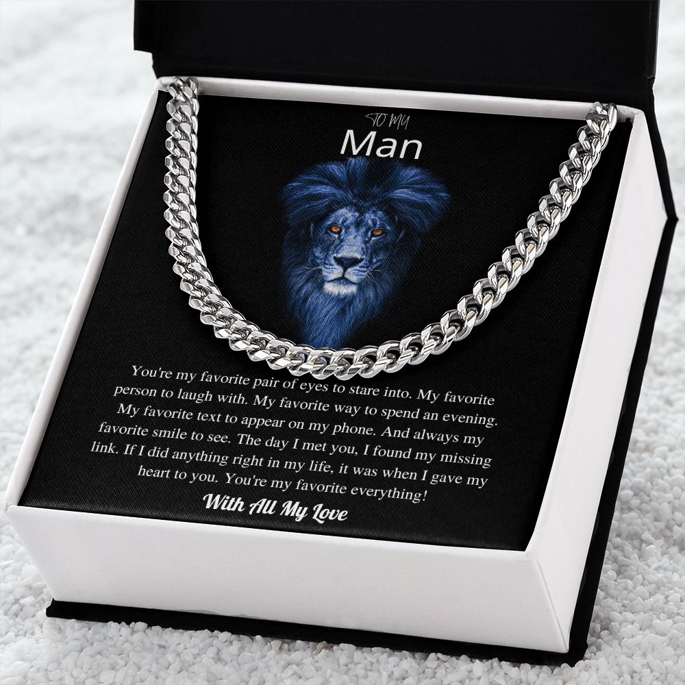 To My Man | Cuban Link Chain