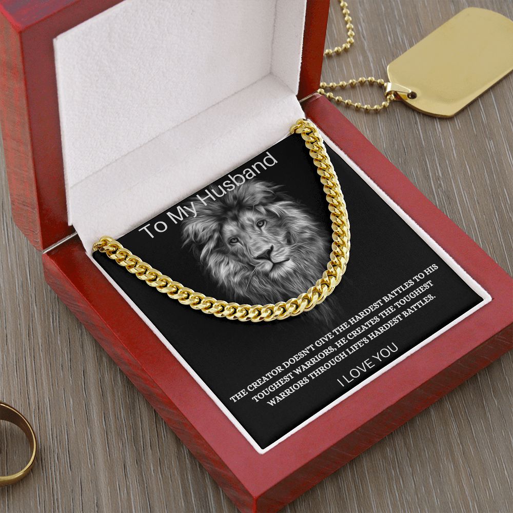 To My Husband | Cuban Link Chain