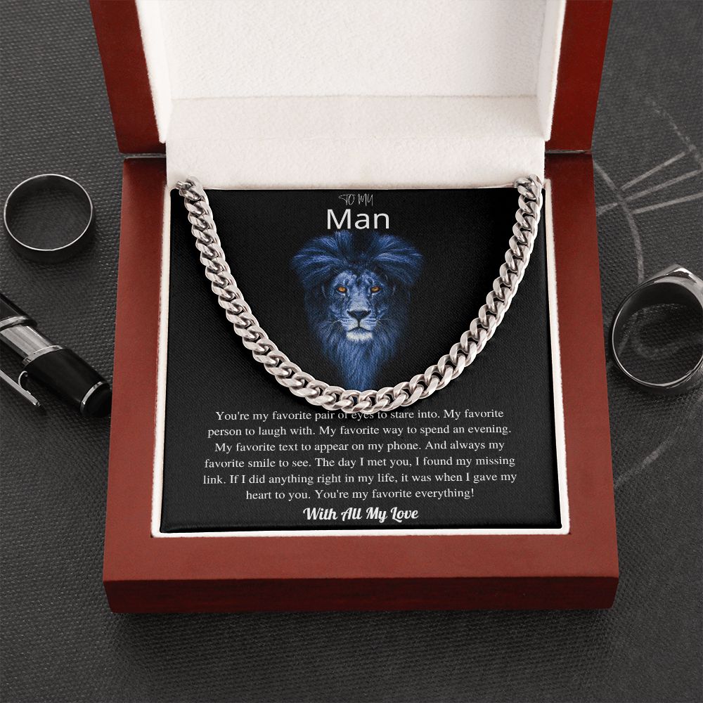 To My Man | Cuban Link Chain