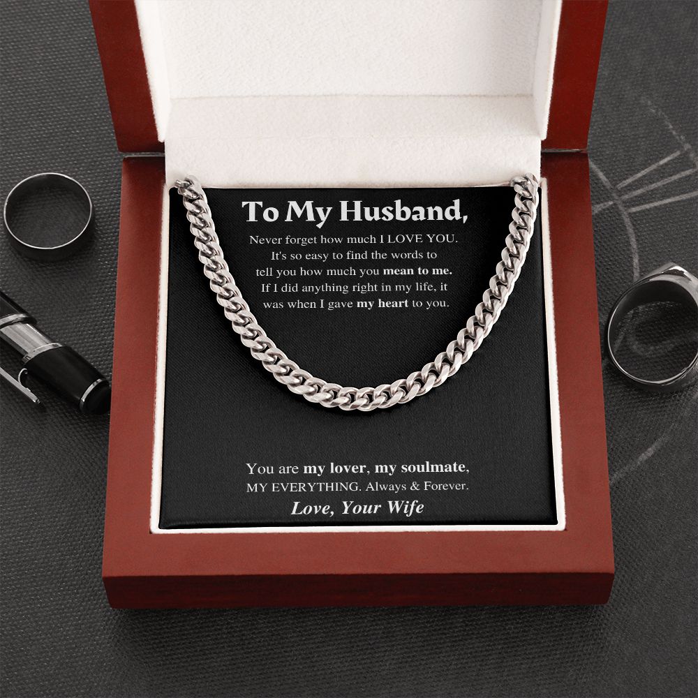 My Husband | Cuban Link Chain