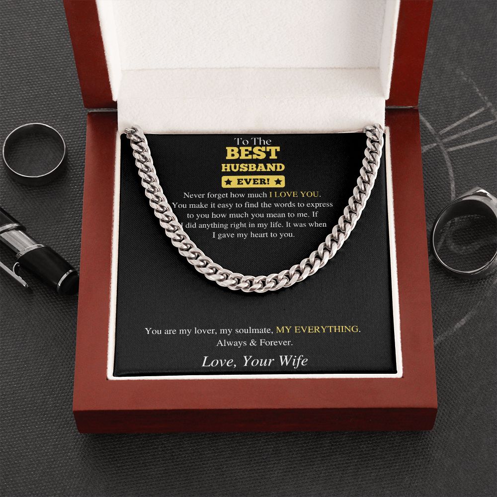 Best Husband Ever | Cuban Link Chain