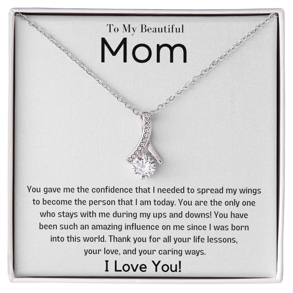 To My Beautiful Mom | Alluring Beauty Necklace