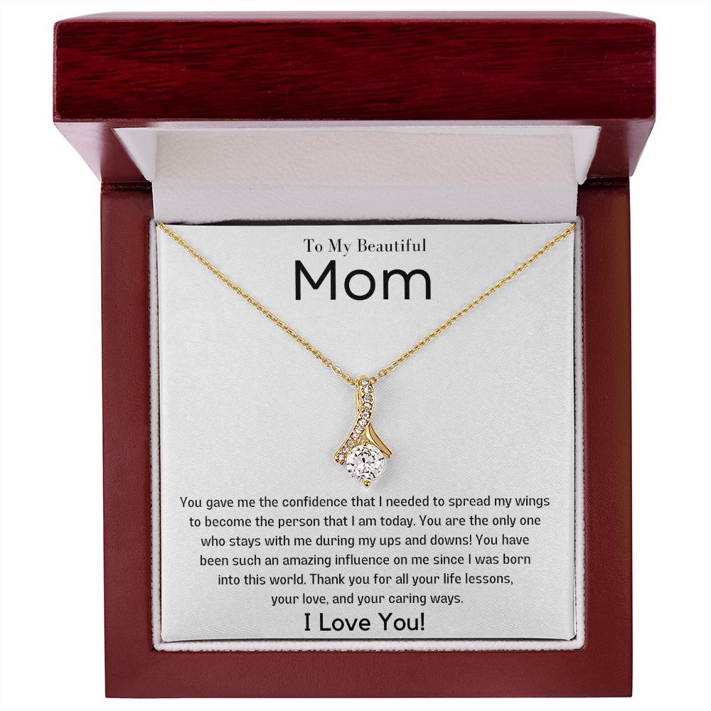 To My Beautiful Mom | Alluring Beauty Necklace