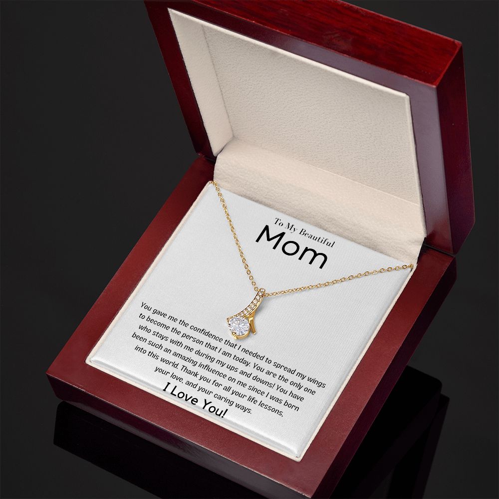 To My Beautiful Mom | Alluring Beauty Necklace