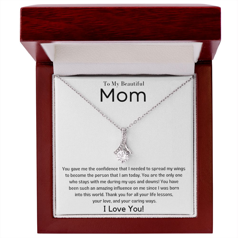 To My Beautiful Mom | Alluring Beauty Necklace