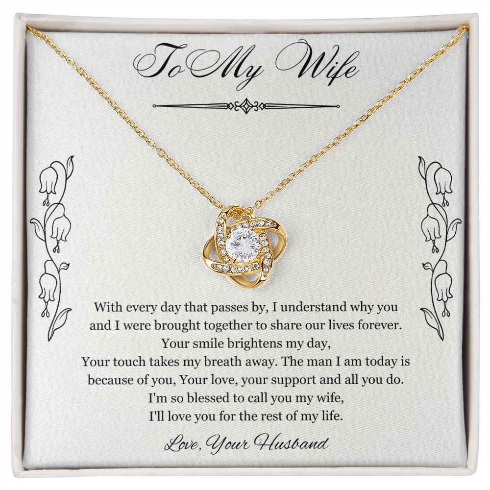 To My Wife | Love Knot Necklace