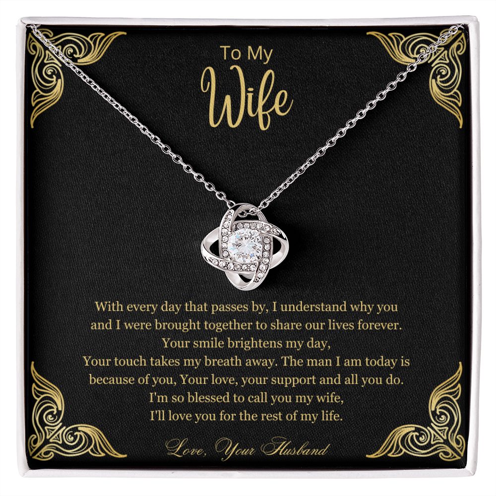 To My Wife | Love Knot Necklace