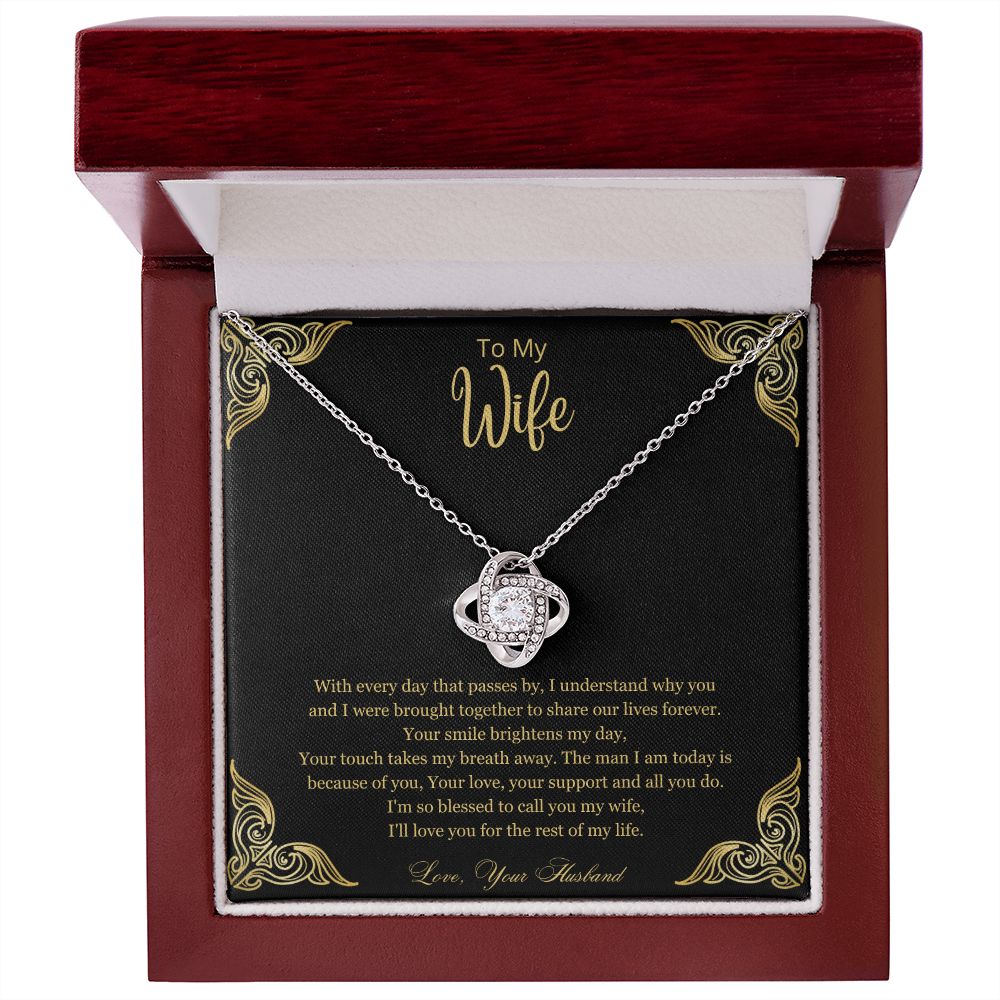 To My Wife | Love Knot Necklace