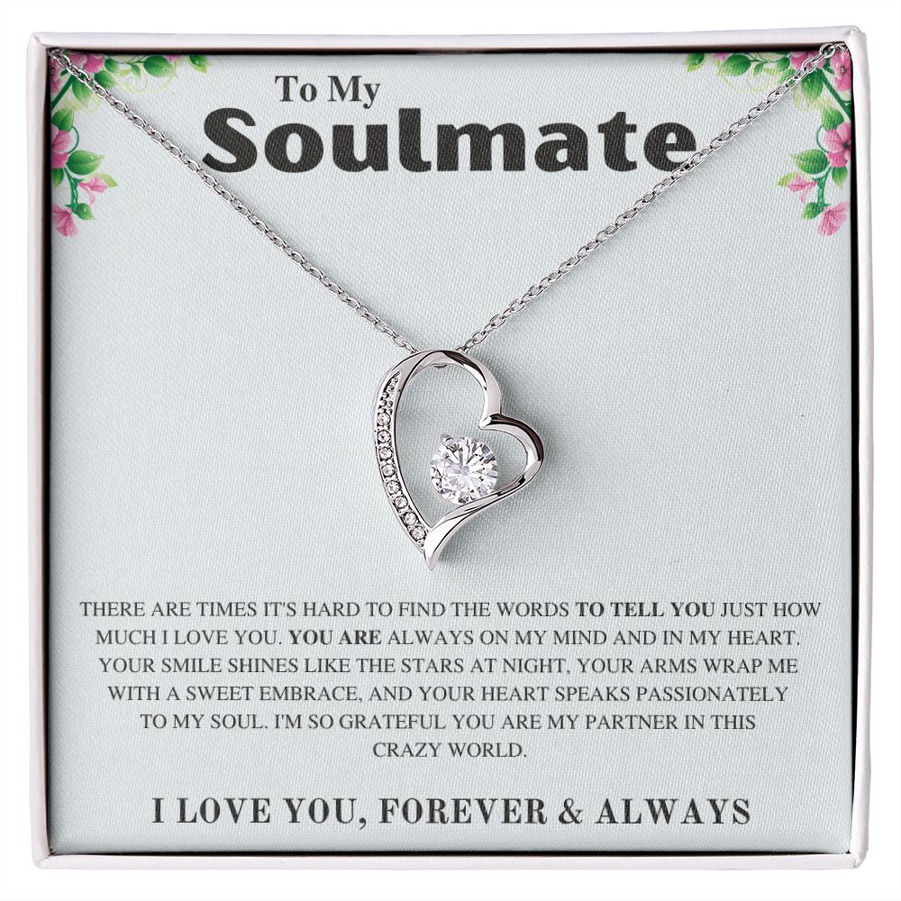 To My Soulmate | Forever Love Necklace