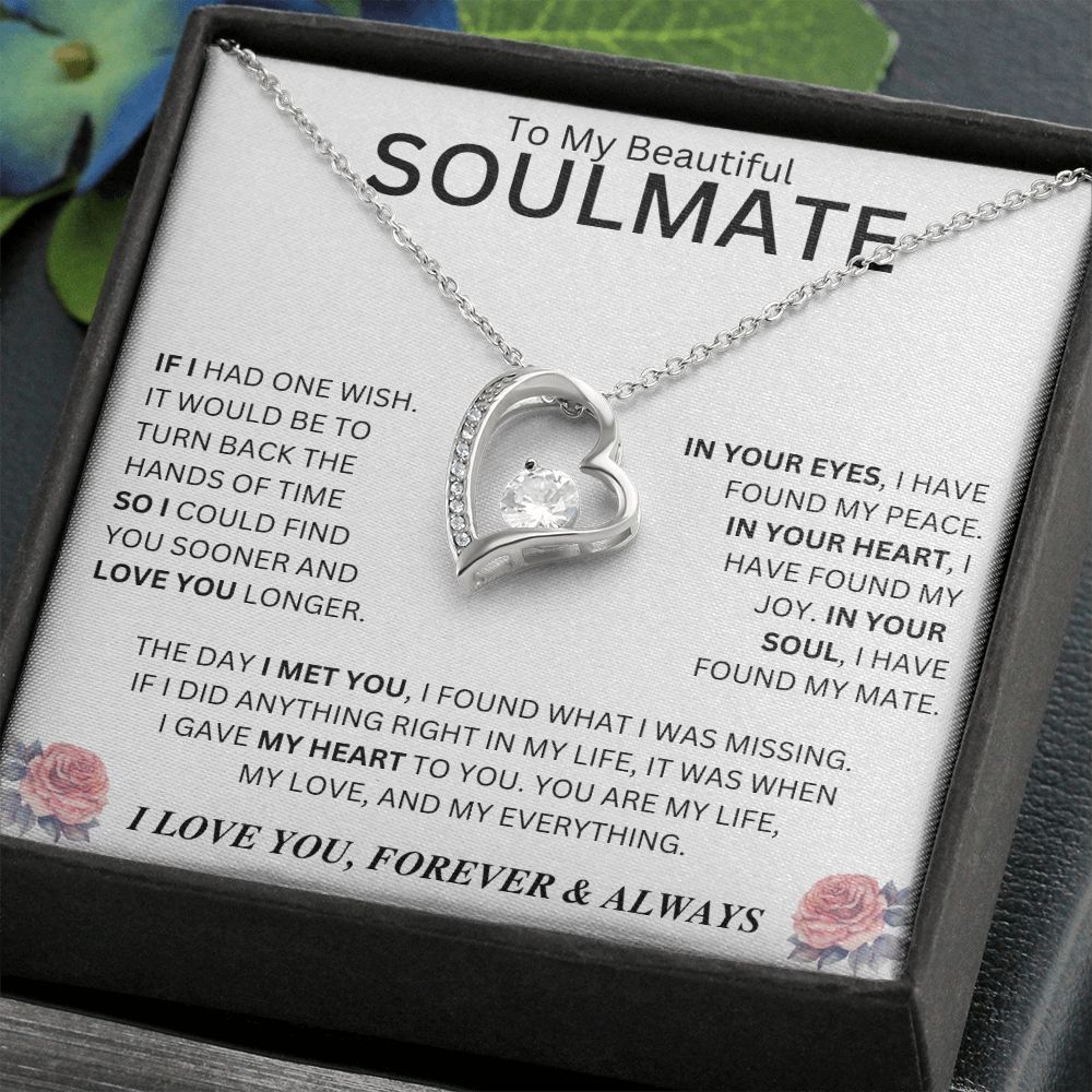 To My Soulmate | Forever Love Necklace