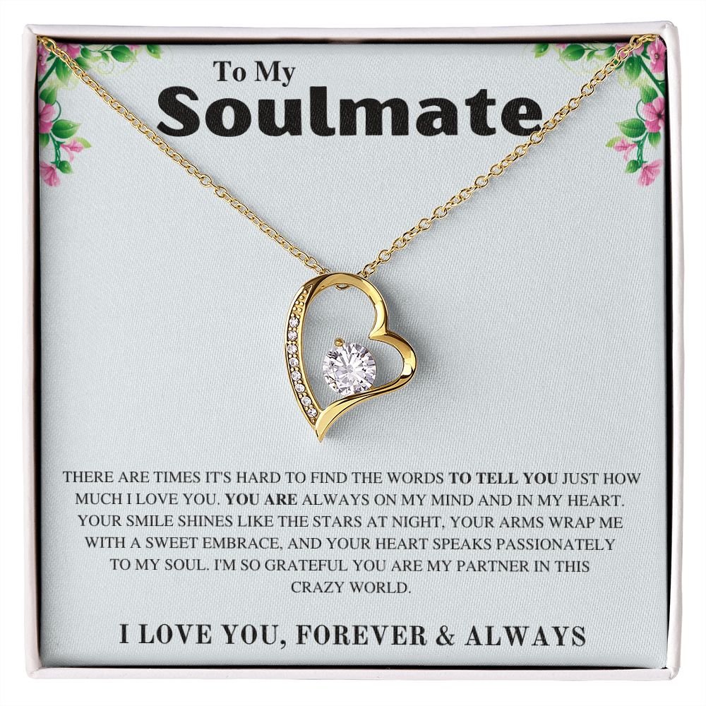 To My Soulmate | Forever Love Necklace