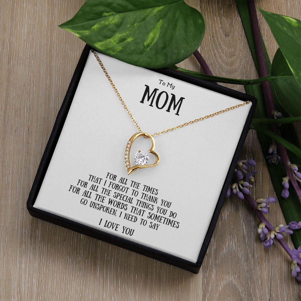 To My Mom | Forever Love Necklace