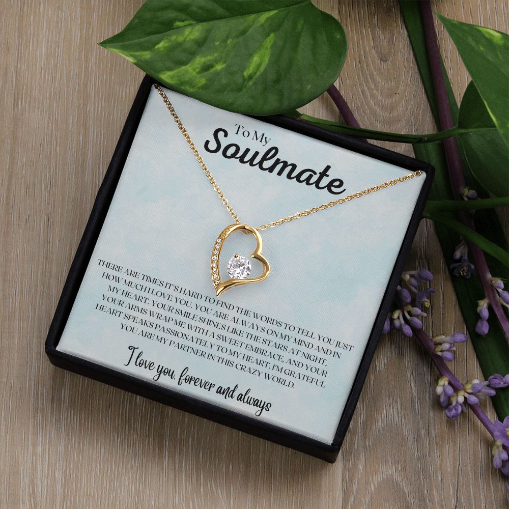 To My Soulmate | Forever Love Necklace (There Are Times)