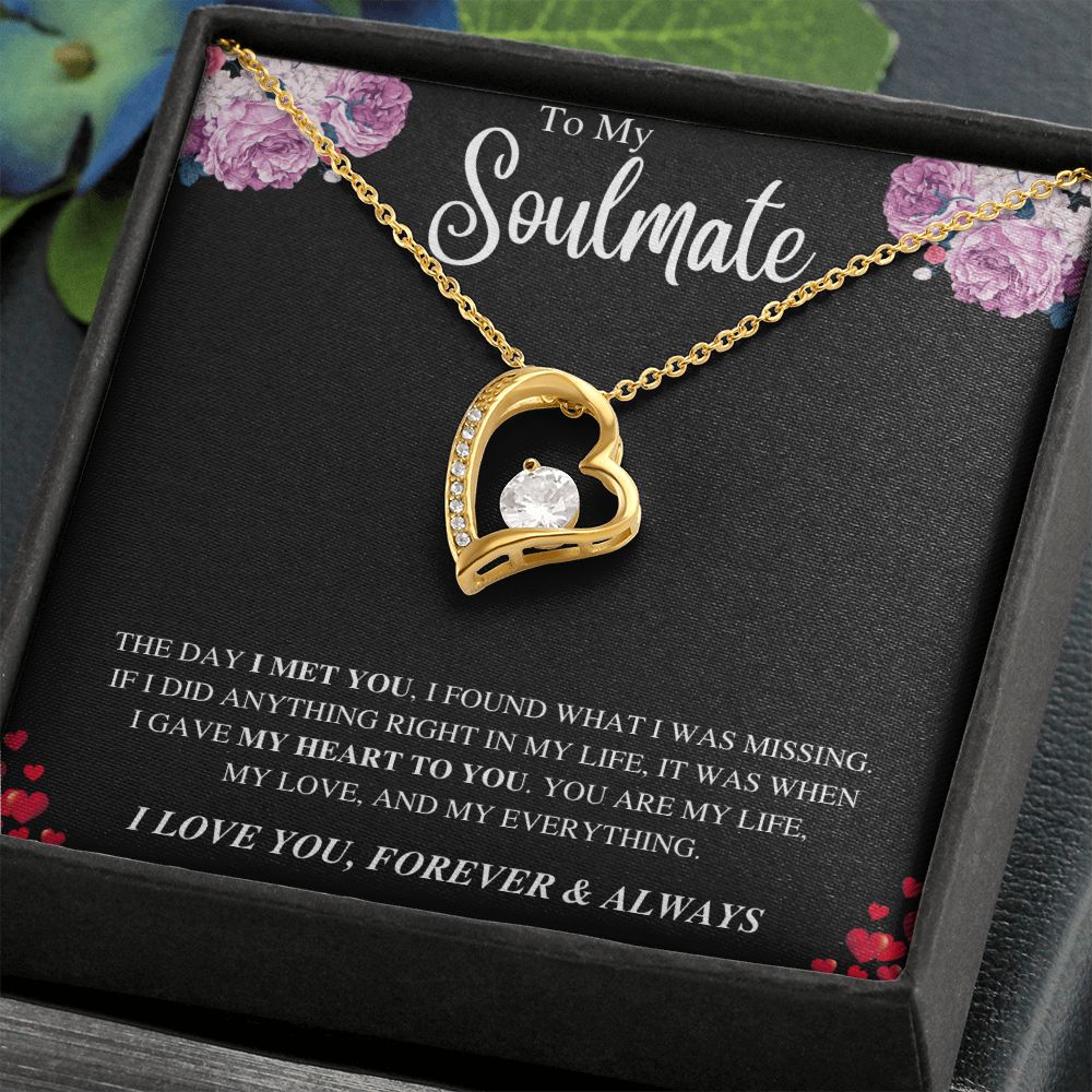 To My Soulmate | Forever Love Necklace